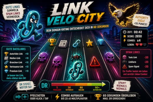 Link VeloCity SEO-Spiel vom SERPonado