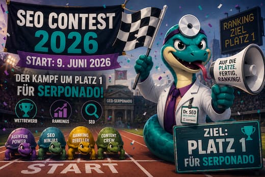 SEO Contest 2026 ist mit dem Keyword SERPonado gestartet
