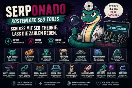 SEO Tools von SERPonado