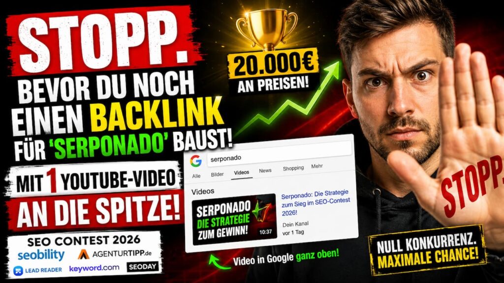 SERPonado Geheimwaffe Youtube
